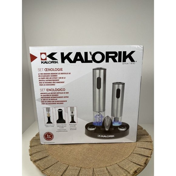 KALORIK Wine Center Opener Preserver Vacuum Seal and Charging Base NEW in Box - Picture 12 of 15